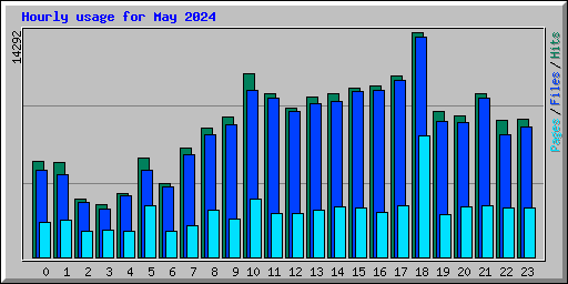 Hourly usage for May 2024